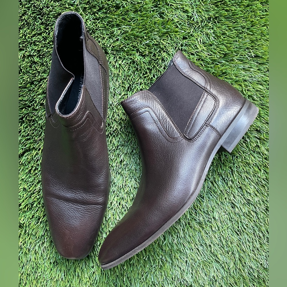 New Calvin Klein "Clarke" Chelsea Boots –Brown men's shoes US11/EU44